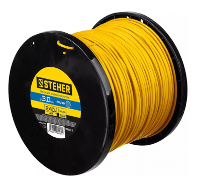 Леска для триммера КРУГ 3.0 мм 240 м STEHER в интернет гипермаркете «Планета Лета». Фото
