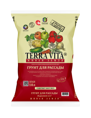 Грунт  для рассады Terra Vita 10л в интернет гипермаркете «Планета Лета». Фото