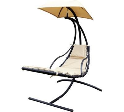 Кресло подвесное Лаура бежевый, подушка бежевый ZRB05 в интернет гипермаркете «Планета Лета». Фото