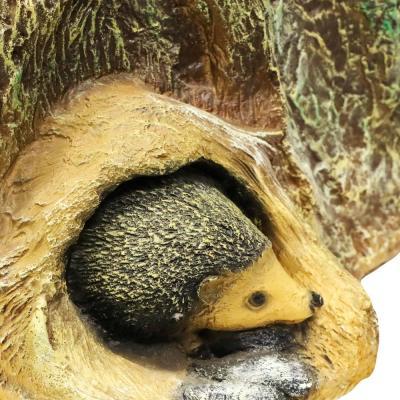 Фигура Люк-пень с зайчиками и ежами Н-35см,D-60см F717 в интернет гипермаркете «Планета Лета». Фото