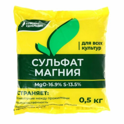 Удобрение Сульфат магния БХЗ 0,5кг в интернет гипермаркете «Планета Лета». Фото