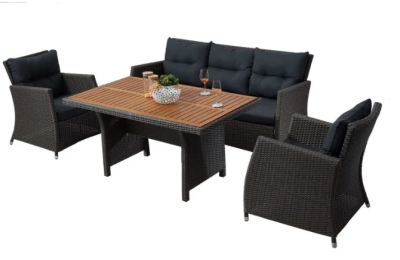 Комплект мебели из иск ротанга  AFM-308G Brown-Grey в интернет гипермаркете «Планета Лета». Фото