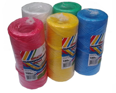 Шпагат ПП цветной 180м 70347 в интернет гипермаркете «Планета Лета». Фото