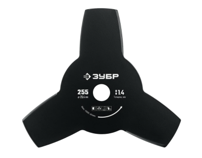 Нож для триммера НТ-3 255 мм 3T ЗУБР в интернет гипермаркете «Планета Лета». Фото