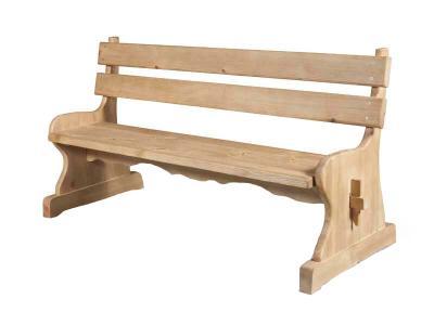 Скамья со спинкой 3867 в интернет гипермаркете «Планета Лета». Фото