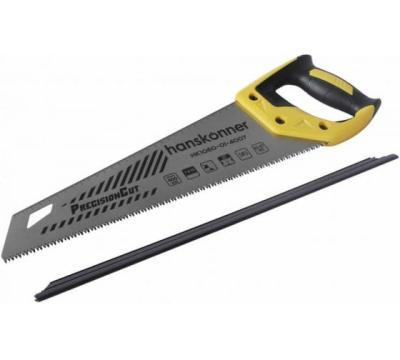 Ножовка по дереву Hanskonner, 400мм, 7-8 TPI, SK5, 3D зуб, чистый рез, HK1060-01-4007