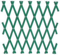 Решётка раздвижная 50х150 см, зелёный, S320a в интернет гипермаркете «Планета Лета». Фото