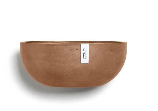 Кашпо Экопотс Sofia настенное L43 W25 H17,5 см терракотовое 74.012.43TC (SW.43.TR) в интернет гипермаркете «Планета Лета». Фото