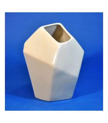 Ваза ГРАНИ 2 бел h18см в интернет гипермаркете «Планета Лета». Фото