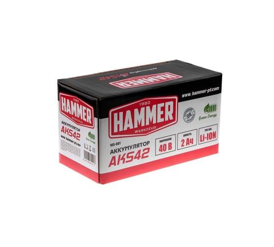 Аккумулятор Hammer AKS42 40В 2Ач Li-Ion для садовой техники в интернет гипермаркете «Планета Лета». Фото