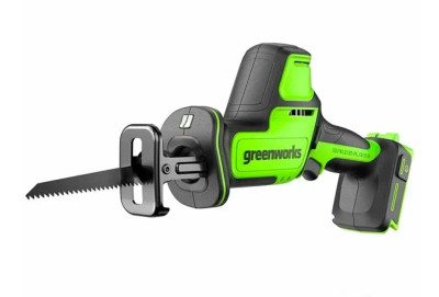 Пила сабельная компактная аккумуляторная 24В, GPT-CRS-25 б/щ Greenworks (без АКБ и ЗУ) в интернет гипермаркете «Планета Лета». Фото