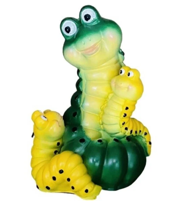 Фигура Гусеницы семья Н-24 см в интернет гипермаркете «Планета Лета». Фото