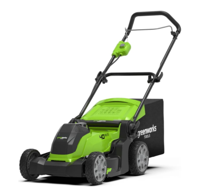 Газонокосилка аккумуляторная Greenworks G40LM41, 40V, 41 см, без АКБ и ЗУ в интернет гипермаркете «Планета Лета». Фото