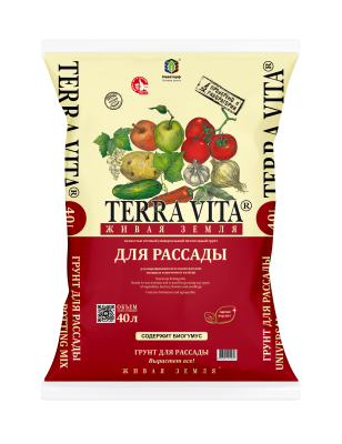 Грунт Живая Земля д/рассады Terra Vita 40л в интернет гипермаркете «Планета Лета». Фото
