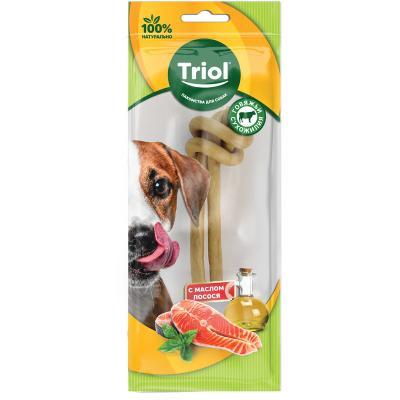Кость Triol из жил узловая с маслом лосося 12см 25-35г 10151124 в интернет гипермаркете «Планета Лета». Фото