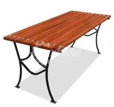 Стол "Элегант" 1,5м стальной в интернет гипермаркете «Планета Лета». Фото