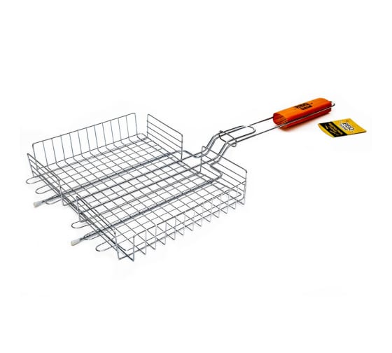 Решетка-гриль глубокая BBQ time 280х220 мм 80-015 в интернет гипермаркете «Планета Лета». Фото