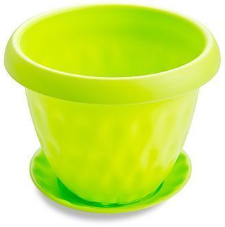 Горшок Розетта с п/д., зеленый, d34см., 13л., С129ЗЕЛ в интернет гипермаркете «Планета Лета». Фото