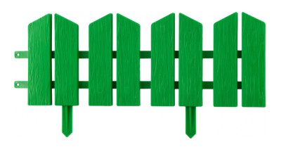 Бордюр декоративный GRINDA ″ЛЕТНИЙ САД″, 16х300см, зеленый в интернет гипермаркете «Планета Лета». Фото