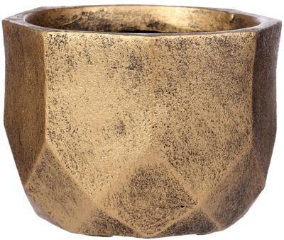 Кашпо IDEALIST Геометри Круглое, файберстоун, золото,D37 H27 cm IDEALIST в интернет гипермаркете «Планета Лета». Фото Кашпо IDEALIST Геометри Круглое, файберстоун, золото,D37 H27 cm в интернет гипермаркете «Планета Лета». Фото