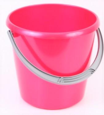 Ведро "Соло" 5л перламутровое красное С631КРА в интернет гипермаркете «Планета Лета». Фото