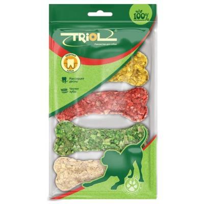 Кость Triol прессованная микс 7,5см 80 -100г 4шт в интернет гипермаркете «Планета Лета». Фото
