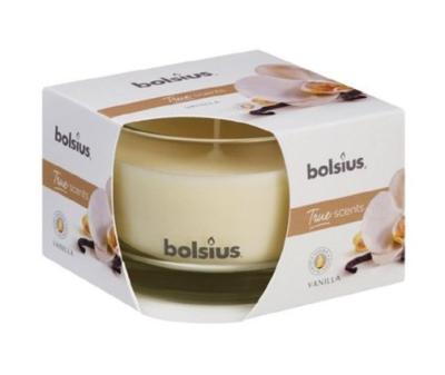 Свеча Болсус в стекле 90*63 Ваниль в интернет гипермаркете «Планета Лета». Фото
