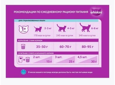 Корм сухой полнорационный с говядиной 350 гр.Whiskas в интернет гипермаркете «Планета Лета». Фото