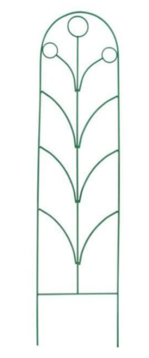 Шпалера 194 х 47 см 'Колокольчик' металл зеленая в интернет гипермаркете «Планета Лета». Фото