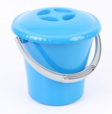 Ведро "Либерти" 7л с крышкой голубое С603КГОЛ в интернет гипермаркете «Планета Лета». Фото