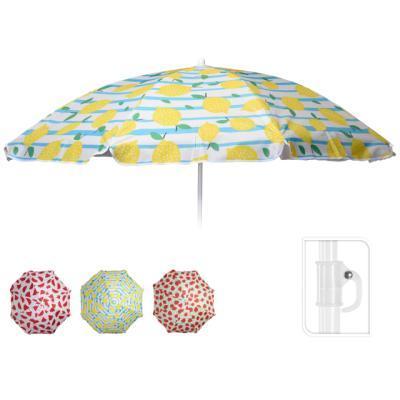 Зонт солнцезащитный 170 см Фрукты  X11000220 в интернет гипермаркете «Планета Лета». Фото