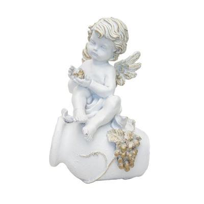 Фигура Ангел на амфоре Н-31см ФП058 в интернет гипермаркете «Планета Лета». Фото