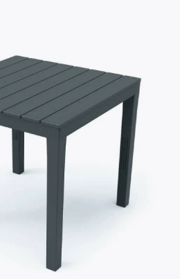 Стол квадратный пластик 80*80 см серый 042980800 в интернет гипермаркете «Планета Лета». Фото