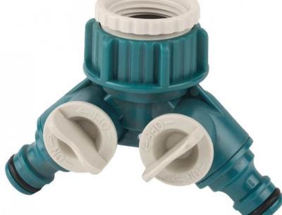 Распределитель RACO поливочный ORIGINAL 3/4" - 1" с внутренней резьбой, двухканальный 4250-55256C в интернет гипермаркете «Планета Лета». Фото