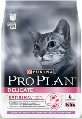Корм PRO PLAN DELICATE Cat д/кош индейка 1,5кг в интернет гипермаркете «Планета Лета». Фото