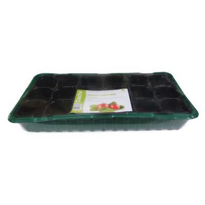 Мини-парник на подоконник (3 вставки), зеленый в интернет гипермаркете «Планета Лета». Фото