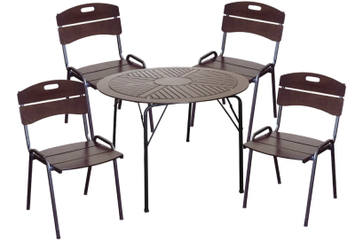 Набор мебели  Толедо  коричневый 3721 в интернет гипермаркете «Планета Лета». Фото