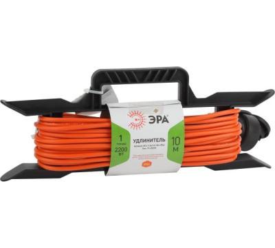 Удлинитель силовой на рамке, б/з, 1гнездо, 10м (ПВС 2х1,00), 10A. Оранжевый, YX10-101 /UCK-1N/2x1,00 в интернет гипермаркете «Планета Лета». Фото