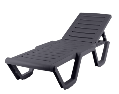 Шезлонг Атлант (графит) в интернет гипермаркете «Планета Лета». Фото