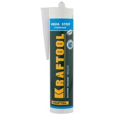 Герметик KRAFTOOL KRAFTSeal GX107 AQUA STOP силикон прозрачный 300мл 41256-2 Kraftool в интернет гипермаркете «Планета Лета». Фото Герметик KRAFTOOL KRAFTSeal GX107 AQUA STOP силикон прозрачный 300мл 41256-2 в интернет гипермаркете «Планета Лета». Фото