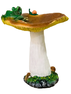 Фигура Гриб-груздь с лягушкой Н-39см в интернет гипермаркете «Планета Лета». Фото