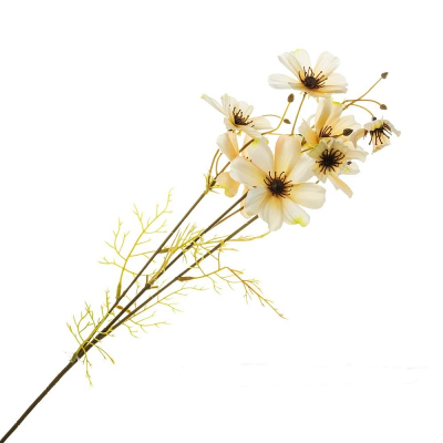 Ветка искусственная Кореопсис 70см кремовый в интернет гипермаркете «Планета Лета». Фото