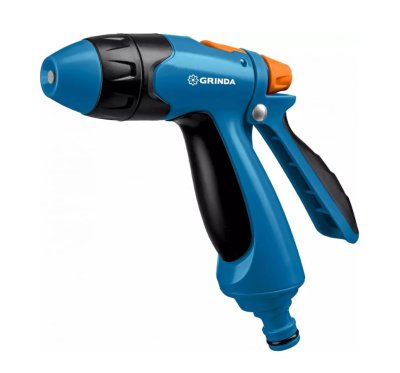 GRINDA PROLine B-R, плавная регулировка, курок сзади, пистолет поливочный двухкомпонентный в интернет гипермаркете «Планета Лета». Фото