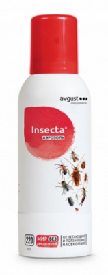 Аэрозоль INSECTA  220 мл AVGUST в интернет гипермаркете «Планета Лета». Фото Аэрозоль INSECTA  220 мл в интернет гипермаркете «Планета Лета». Фото