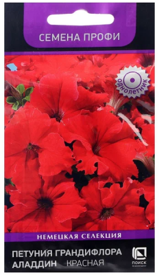 Петуния грандифлора Аладдин Красная (ЦВ) 30шт. в интернет гипермаркете «Планета Лета». Фото