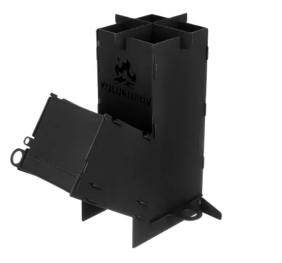 Печь ракетная «Мини» со съемными ножками 120*120 в интернет гипермаркете «Планета Лета». Фото