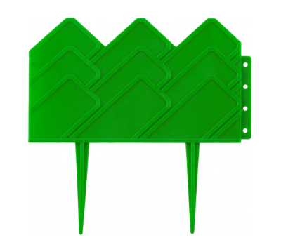 Бордюр декоративный GRINDA для клумб, 14х310см, зеленый в интернет гипермаркете «Планета Лета». Фото