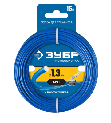 Леска для триммера КРУГ 1.3 мм 15 м ЗУБР в интернет гипермаркете «Планета Лета». Фото
