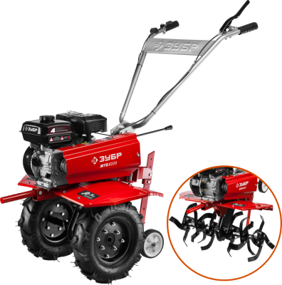 Мотоблок ЗУБР бензиновый 212 см3 МТБ-300 в интернет гипермаркете «Планета Лета». Фото