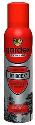 Аэрозоль-репеллент Gardex Extreme от всех летающих кровососущих насекомых и клещей 150 мл (24) в интернет гипермаркете «Планета Лета». Фото
